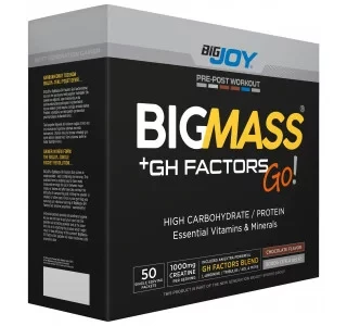 Bigjoy Sports BIGMASS GO! GH FACTORS Çikolata 50 Servis