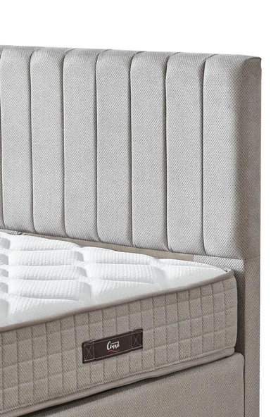 Cennet Yatak Manolya Tek Kişilik Sandıklı Baza ve Başlık Takımı 2’li Set - Resim 3