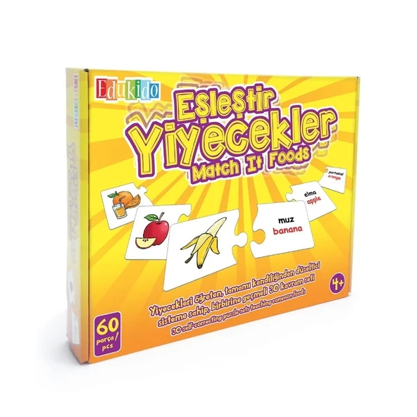 Edu-1002 Eşleştir Yiyecekler