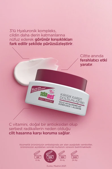 Sebamed Wrinkle Filler Kırışıklık Karşıtı Krem Dolgunlaştırıcı 50 ml - 2