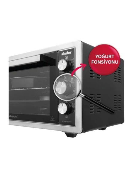 Simfer 4503 Inox 45 Litre Turbo Midi Fırın - 3