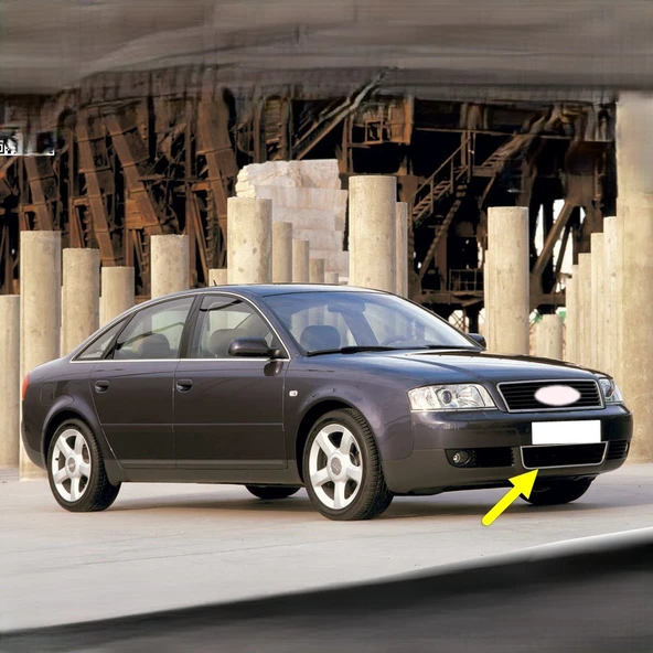 Audi A6 2002-2004 Ön Tampon Orta Izgara Kromlu 4B0807683L