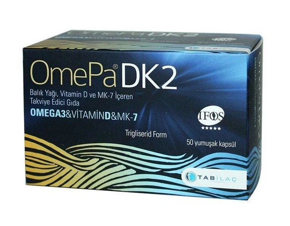 Omepa D3K2 50 Yumuşak Kapsül - SKT: 01/2027