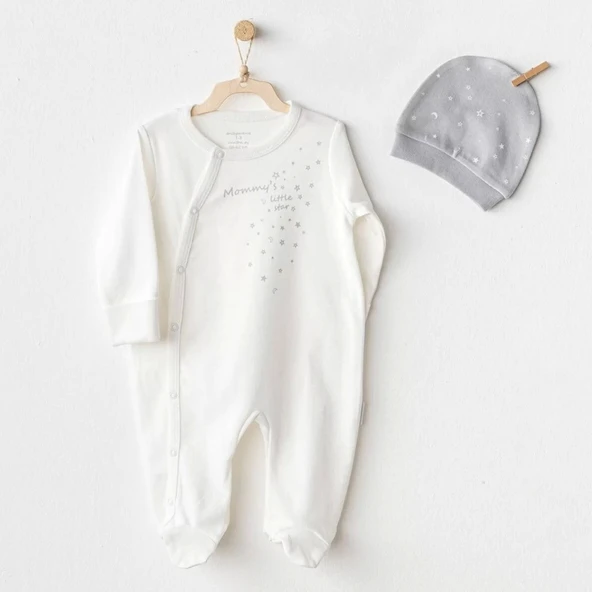 Andywawa Ac25705 Mommy's Little Star Tulum Takım Ekru