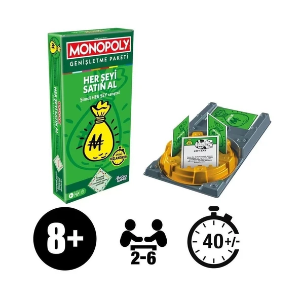 G0720 Monopoly Her Şeyi Al - Genişletme Paketi - 2