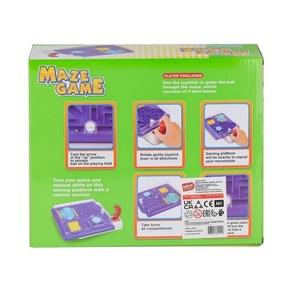 Jrd967-9 Kare Survivor Joyistik Denge Oyunu -birliktoys - 2