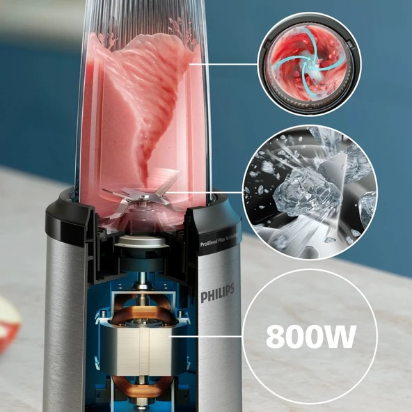 Philips HR2764/00 ProBlend Plus 800 W Smoothie Blender - 4