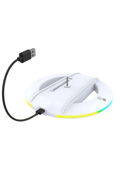 Dikey Stand Dijital/Disk Sürümü PS5 Evrensel Konsol İçin 14 Renkli LED Işıklı - 2