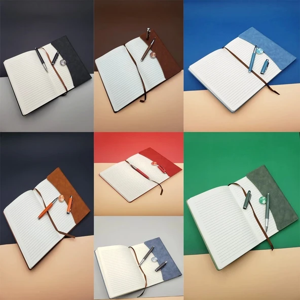 Özel Tasarım Defter Kalem Seti - 8