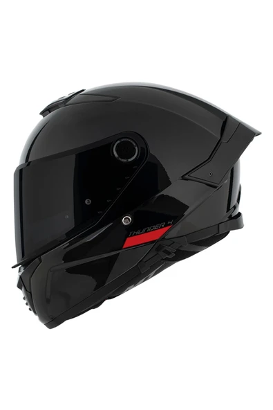 Kask Mt Thunder 4 Sv Solıd A1 Parlak Şeffaf Vizör - 4
