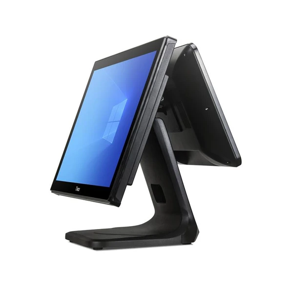 TIWOX TP-7610D 18.5" I7 10.NESIL 128GB NWME SSD 8GB DDR4 RAM 1366X768 DOKUNMATIK POS PC +13.2" MÜSTERI EKRANI