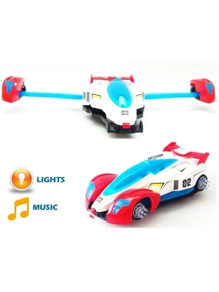 Kolları Açılan Araba Çarp Dön Uzay Gemisi Battle Ship Uzay Arabası - 3