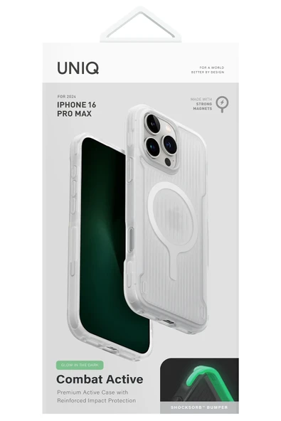 İphone 16 Pro Kılıf Combat Active Üç Katmanlı Magsafe Özellikli (MagClick™) Koruyucu Kapak - 9