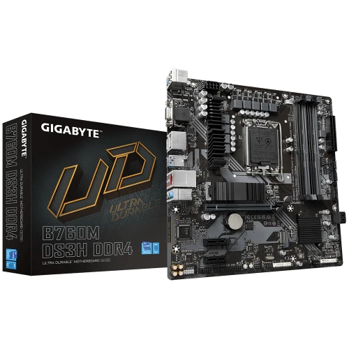 GIGABYTE B760M-DS3H-DDR4 3200Mhz OC M.2 ATX 1700p