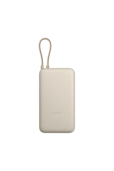 Power Bank USB ve USB-C Portu ve USB-C Entegre Kablo 20000mAh 33W BHR8851GL - Tan