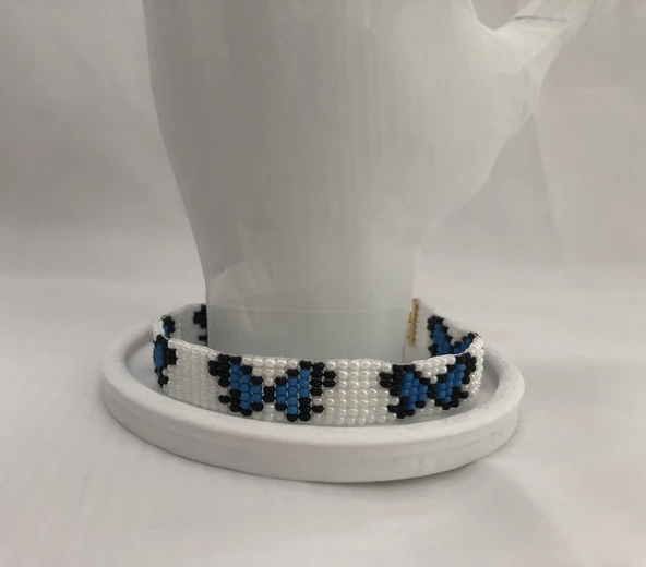 KELEBEKLİ DOKUMA BİLEKLİK