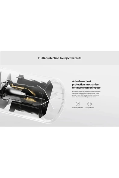 Xiaomi H101 Negatif iyon Saç Kurutma Makinesi 1600w Pembe 2024 Model Xiaomi Türkiye Garantili - 3