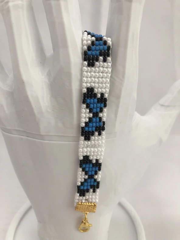 KELEBEKLİ DOKUMA BİLEKLİK - 3