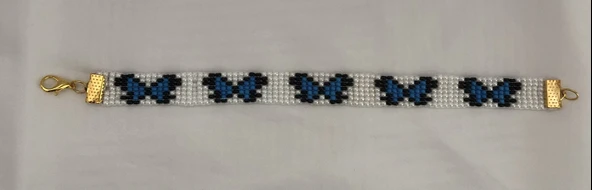 KELEBEKLİ DOKUMA BİLEKLİK - 2