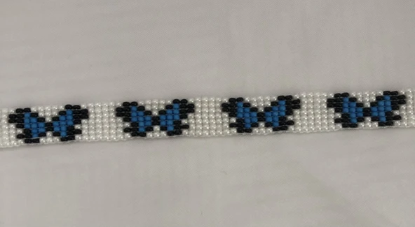 KELEBEKLİ DOKUMA BİLEKLİK - 4