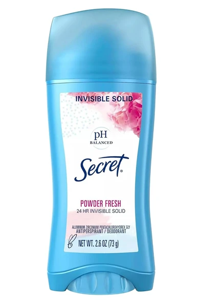Secret Invisible Solid Powder Fresh Stick Deodorant 73GR