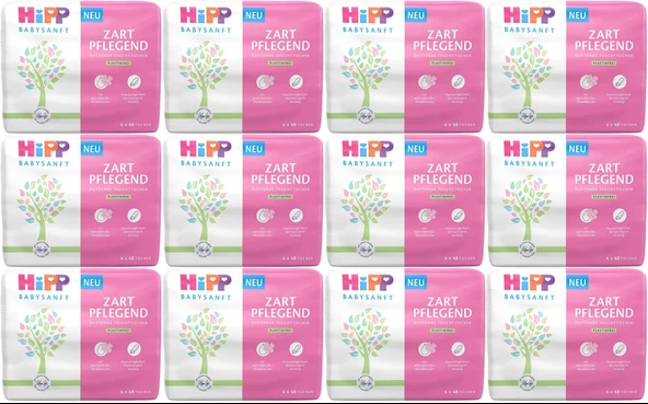 Hipp Baby Sanft Islak Havlu Mendil 48 Yaprak Klasik 36 Lı Set (12PK*3) 1728 Yaprak