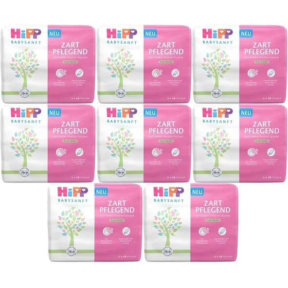 Hipp Baby Sanft Islak Havlu Mendil 48 Yaprak Klasik 24 Lü Set (8PK*3) 1152 Yaprak ürün görseli