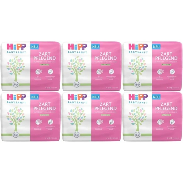 Hipp Baby Sanft Islak Havlu Mendil 48 Yaprak Klasik 18 Li Set (6PK*3) 864 Yaprak - 1