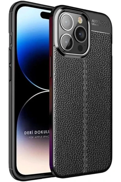 iPhone 16 Pro Uyumlu Siyah Kılıf - Şık ve Dayanıklı, Şok Emici Silikon Kapak, Tam Kasa Koruma