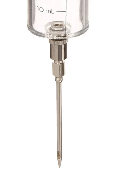 Et Marine Enjektörü Paslanmaz Çelik Iğneli Baharat Sos Şırıngası 50ml - 4