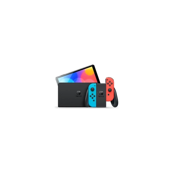 Nintendo Switch Oled Oyun Konsolu Kırmızı-Mavi - G - 2