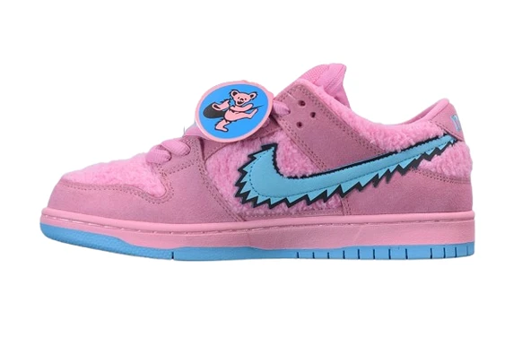 Nike Dunk Low Grateful Dead Bear Pink Spor Ayakkabı - 2