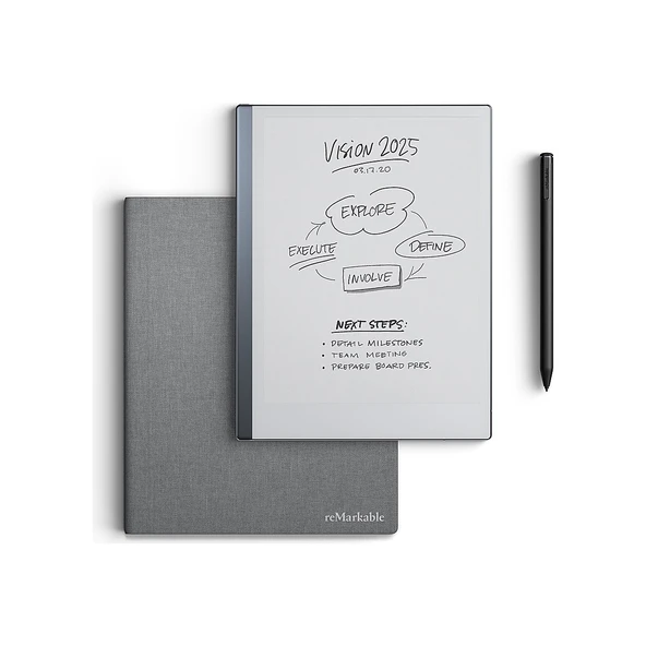 Remarkable 2 Digital Paper Tablet + Marker Plus + Kapaklı Gri Kılıf - Resim 5