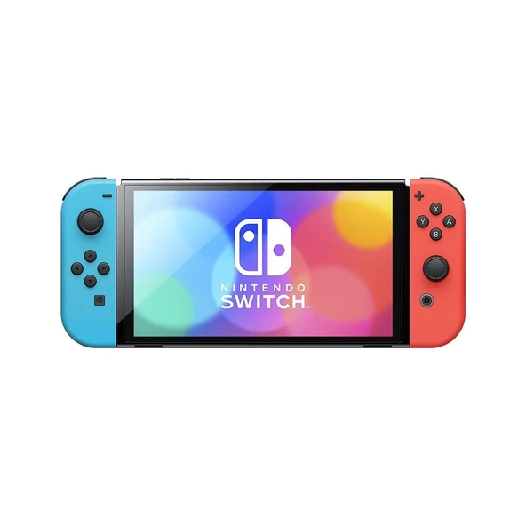Nintendo Switch Oled Oyun Konsolu Kırmızı-Mavi - G - 4