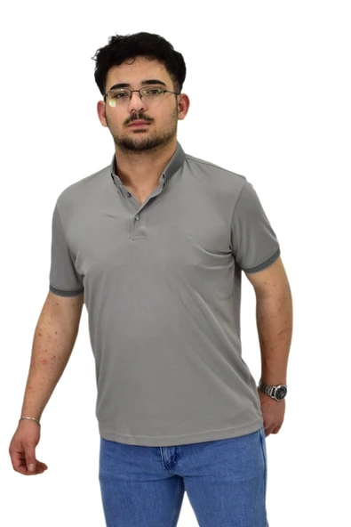 Erkek Polo Yaka Merserize Tişört T3000 BGL-ST04533 - Resim 5