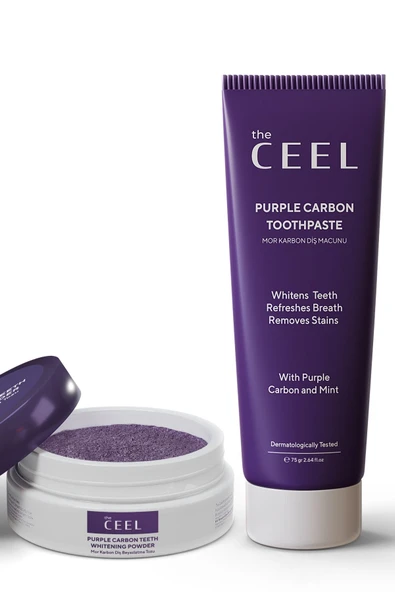 Mor Aktif Karbon Diş Beyazlatma Seti (Mor Karbon Diş Macunu 75 Gr + Mor Karbon Diş Tozu 50 Gr)