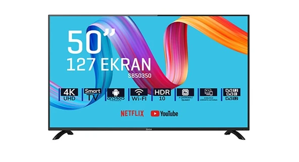 SABA SB50350 50  ULTRA HD Android Smart Led Tv