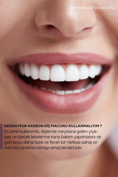 Mor Aktif Karbon Diş Beyazlatma Seti (Mor Karbon Diş Macunu 75 Gr + Mor Karbon Diş Tozu 50 Gr) - 5