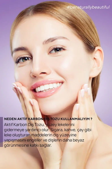 Mor Aktif Karbon Diş Beyazlatma Seti (Mor Karbon Diş Macunu 75 Gr + Mor Karbon Diş Tozu 50 Gr) - 7