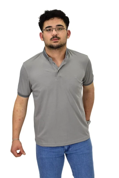 Erkek Polo Yaka Merserize Tişört T3000 BGL-ST04533 - Resim 2