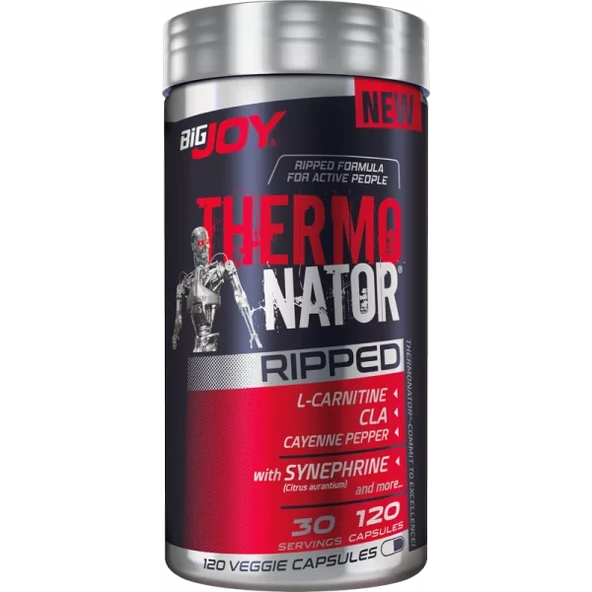 Bigjoy Sports Thermonator Ripped 120 Bitkisel Kapsül