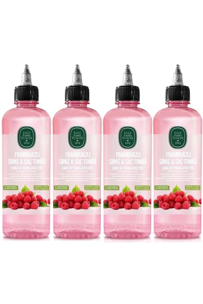 Eyüp Sabri Tuncer Saç Toniği 500ml Frambuazlı Sirkeli (4 LÜ SET)