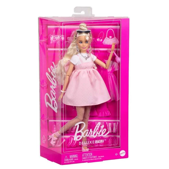 Barbie Deluxe Style Sarı Saçlı Bebek HVY24-HYV27