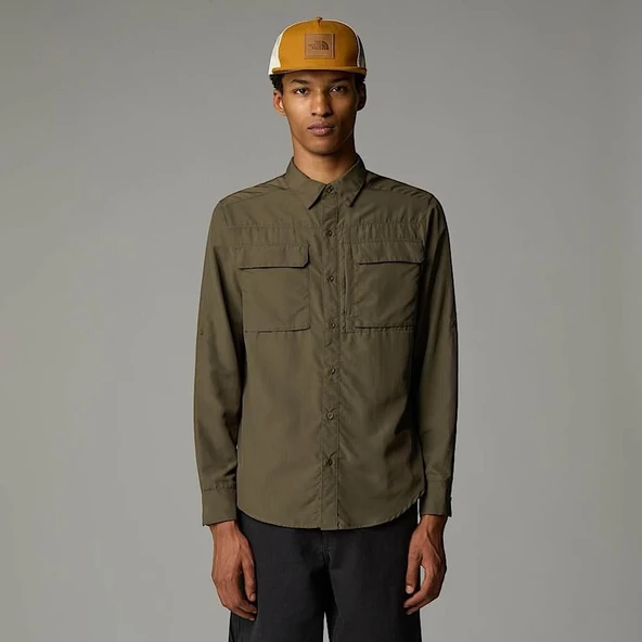 M L/S SEQUOIA SHIRT NEW TAUPE GREEN NEW TAUPE GREEN M