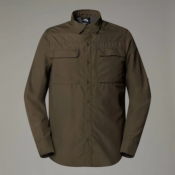 M L/S SEQUOIA SHIRT NEW TAUPE GREEN NEW TAUPE GREEN M - 2