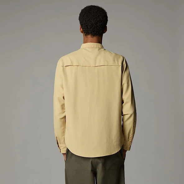 M L/S SEQUOIA SHIRT Khaki Khaki M - Resim 2