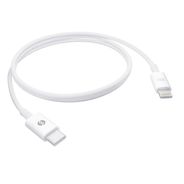 S-link Hızlı Şarj Kablosu Type-C to Lightning (1m) - Resim 2