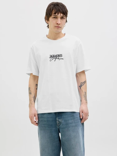 JORALMERIA BRANDING TEE SS CREW NECK Bright White Bright White XL
