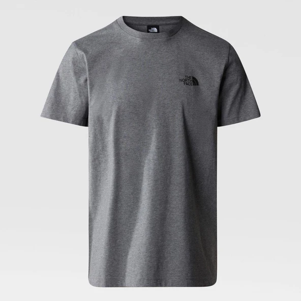M SS SIMPLE DOME TEE GREY GREY XS - Resim 3