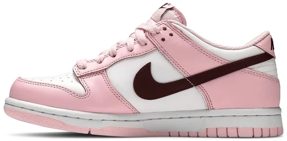 Nike Dunk Low Pink Foam Red White (GS) Spor Ayakkabı - 3